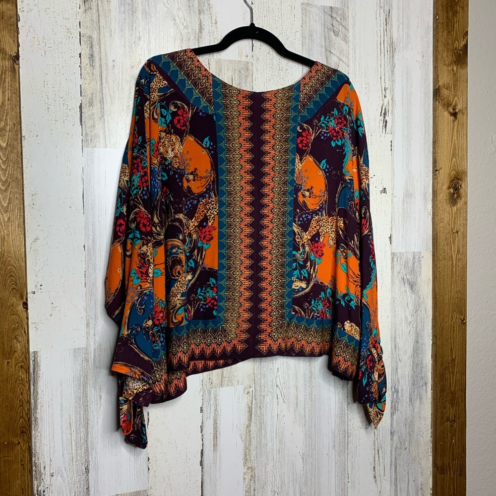 Free People Catch me if you can top purple large - Picture 5 of 8